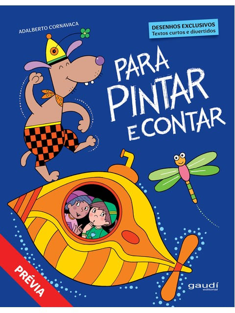 Capa do livro Para Pintar e Contar de Adalberto Cornavaca