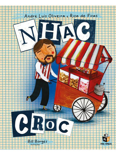 Capa do livro Nhac Croc! de Andre Luis | de Fitas Rita Oliveira