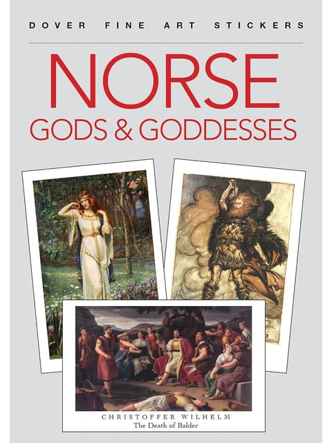 Capa do livro Dover Fine Art Stickers