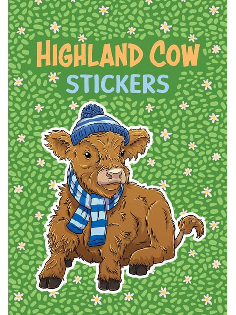 Capa do livro Highland Cow Stickers