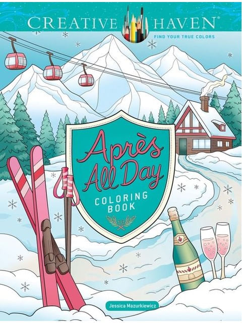 Capa do livro Creative Haven Après All Day Coloring Book de Jessica Mazurkiewicz