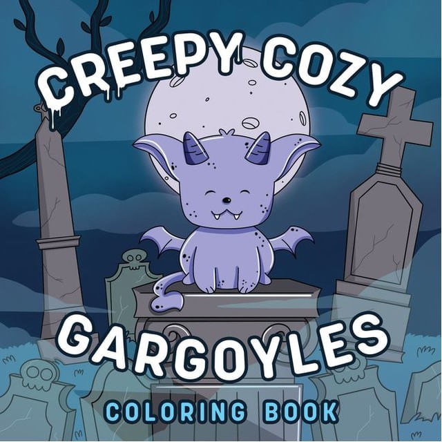 Capa do livro Creepy Cozy Gargoyles - a Coloring Book de Ma Pe