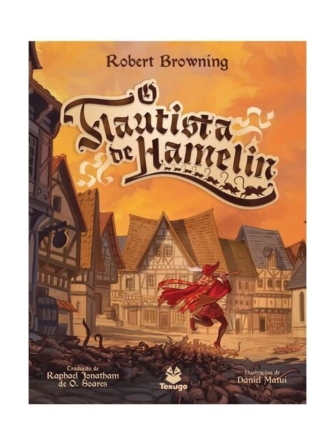 Capa do livro O Flautista de Hamelin de Robert Browning