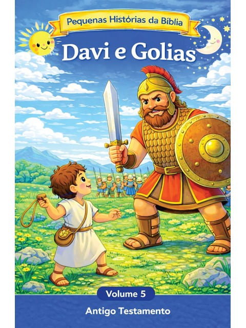 Capa do livro Davi e Golias - Incríveis Histórias Bíblicas - Vol. 5 de Liliam Bruno