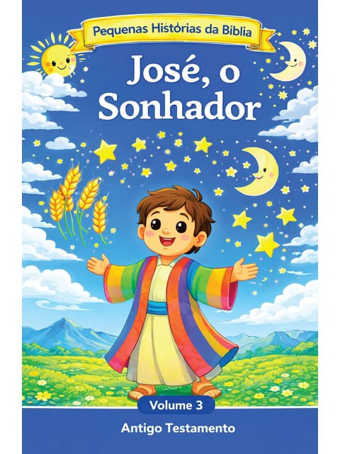 Capa do livro José, o Sonhador - Incríveis Histórias Bíblicas - Vol. 3 de Liliam Bruno