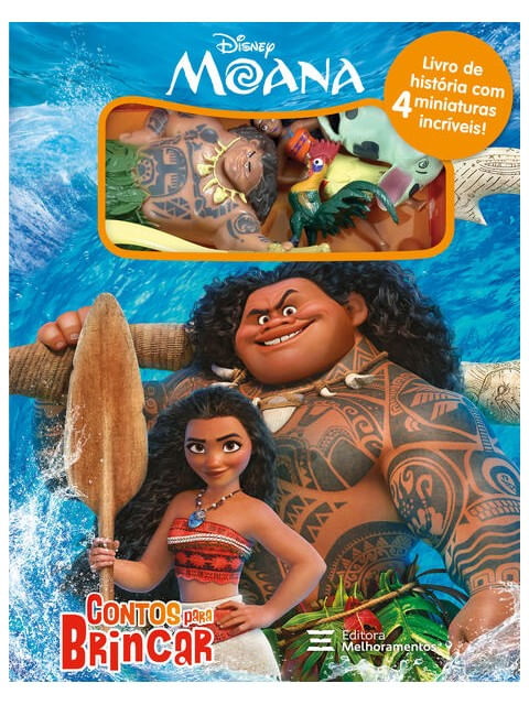 Capa do livro Moana: Contos para Brincar de Inc. Disney Enterprises