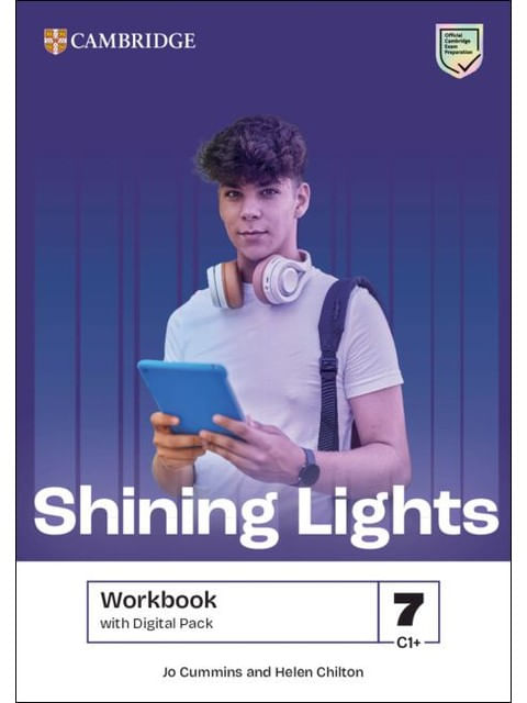 Capa do livro Shining Lights 7 - Workbook With Digital Pack de Helen | Cummins Jo Chilton