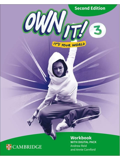 Capa do livro Own It! Level 3 - Workbook With Digital Pack - Second Edition de Annie | Reid Andrew Cornford