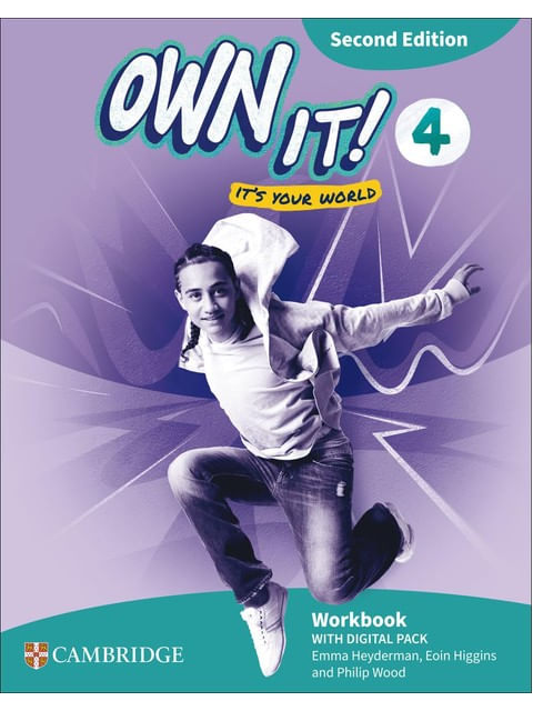 Capa do livro Own It! Level 4 - Workbook With Digital Pack - Second Edition de Emma | Higgins Eoin | Wood Philip Heyderman