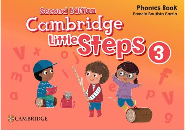 Capa do livro Cambridge Little Steps 3 - Phonics Book - Second Edition de Pamela Bautista García