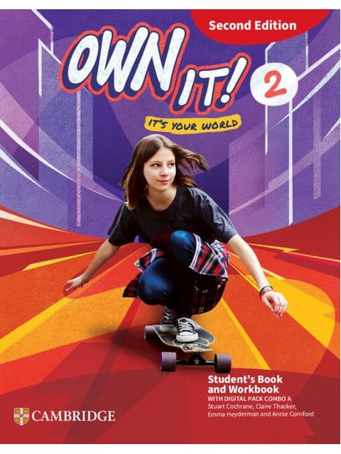 Capa do livro Own It! Level 2 - Student'S Book And Workbook With Digital Pack Combo a Second Edition de Claire | Heyderman Emma | Cornford Annie | Cochrane Stuart Thacker