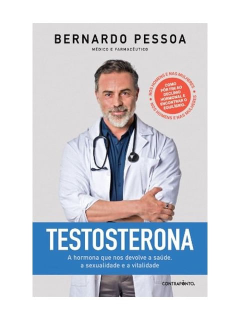 Capa do livro Testosterona de Bernardo Pessoa