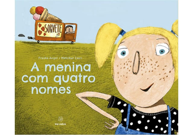 Capa de A Menina com Quatro Nomes