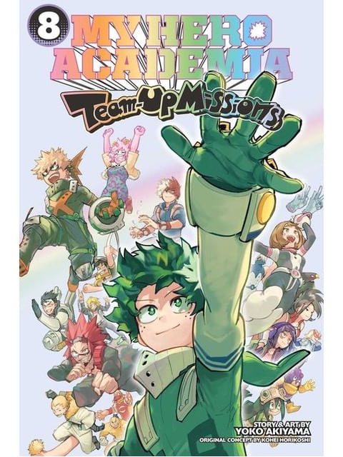 Capa do livro My Hero Academia - Team-Up Missions - Vol. 8 de Kohei | Akiyama Yoko Horikoshi