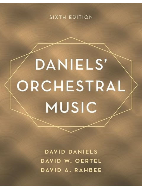 Capa do livro Daniels' Orchestral Music de David | Oertel David W. | Rahbee David a. Daniels