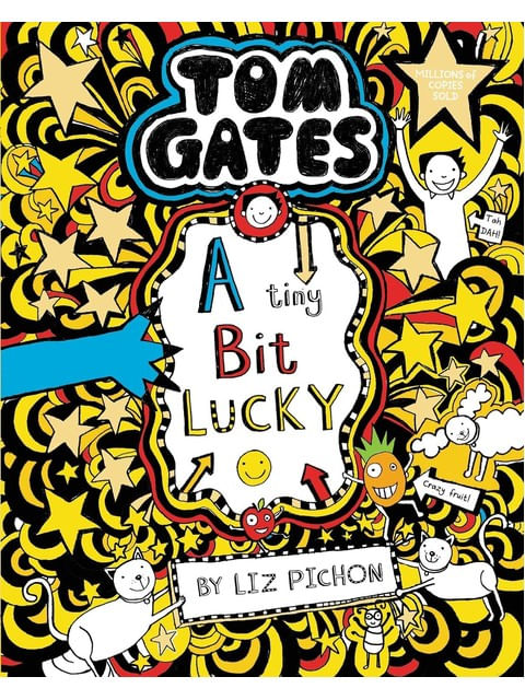 Capa do livro Tom Gates - a Tiny Bit Luck de Liz Pichon