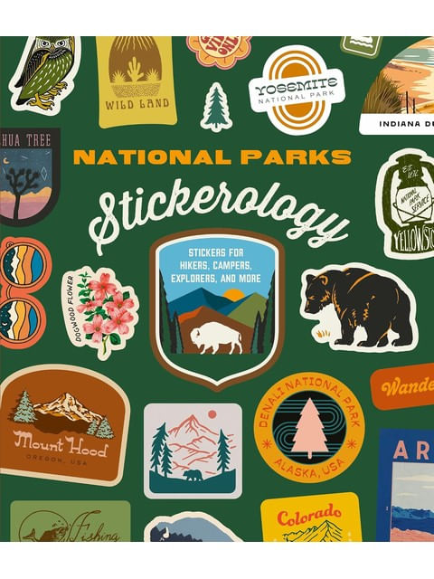 Capa do livro National Parks Stickerology de Gift Potter