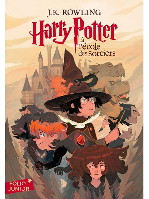 Capa do livro Harry Potter - à L'École Des Sorciers de J. K. Rowling