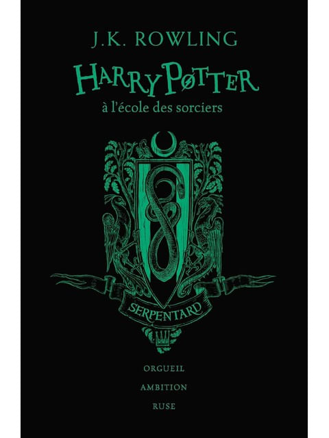 Capa do livro Harry Potter a L'Ecole Des Sorciers - Edition Serpentard de J. K. Rowling