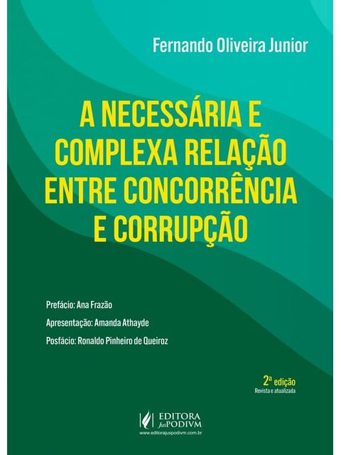 Capa de A Necessária e Complexa Relação Entre Concorrência e Corrupção - 2026