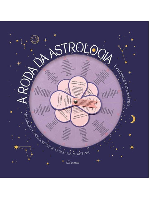 Capa do livro A Roda da Astrologia de Laurence Luminastro