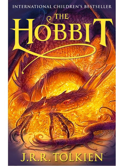 Capa do livro The Hobbit de J. R. R. Tolkien