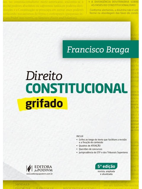 Capa de Direito Constitucional Grifado - 2026
