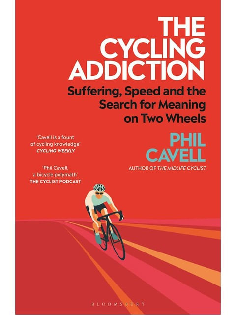 Capa do livro The Cycling Addiction de Phil Cavell